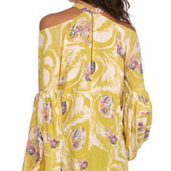 Free people Drift Away Open Shoulder Tunic Dress - Picture 2 of 12